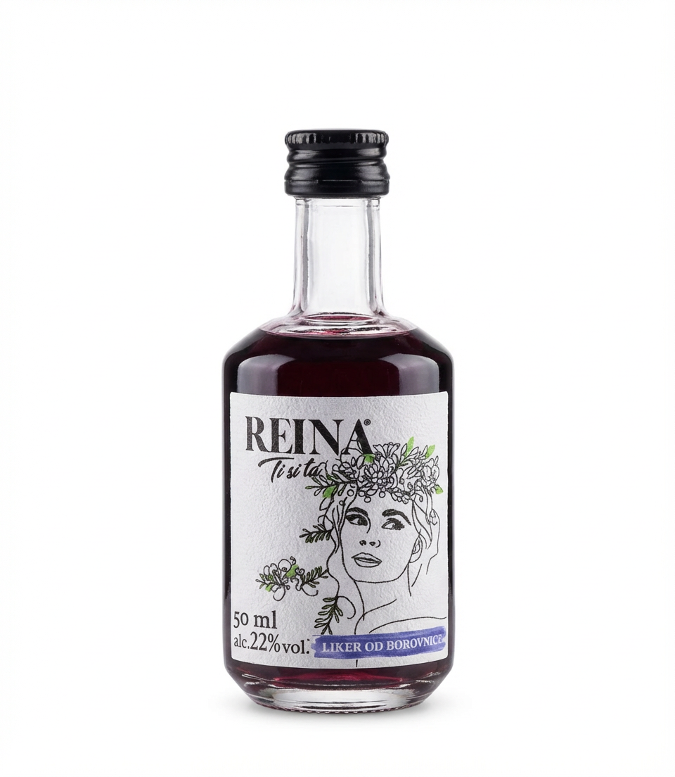 REINA Liker od Borovnice 50ml - Mini pakovanje